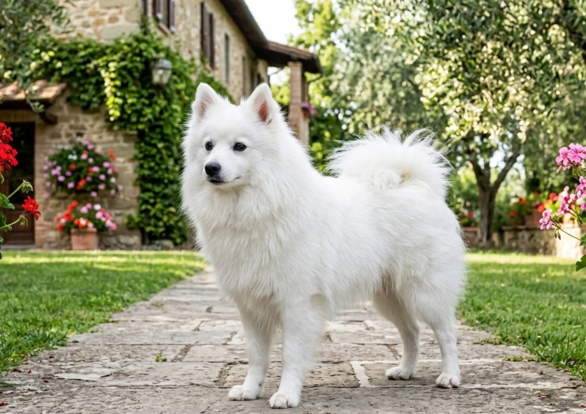 Chien de race Volpino italien